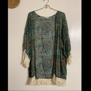 Umgee Paisley Kimono Cardigan